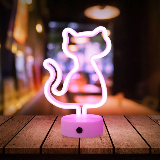 LED NEON LAMP Cat Back Panel Light Club Decoration Molding Night £15.59