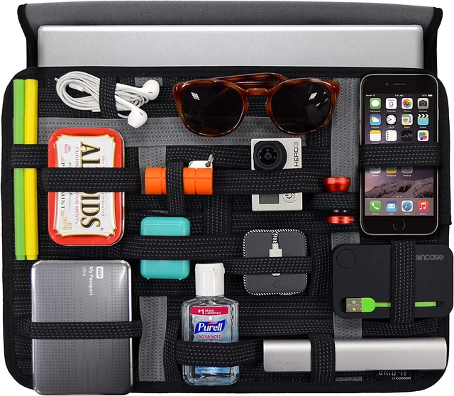 CPG38BK GRID IT Wrap 13 Laptop Accessory Organizer Black