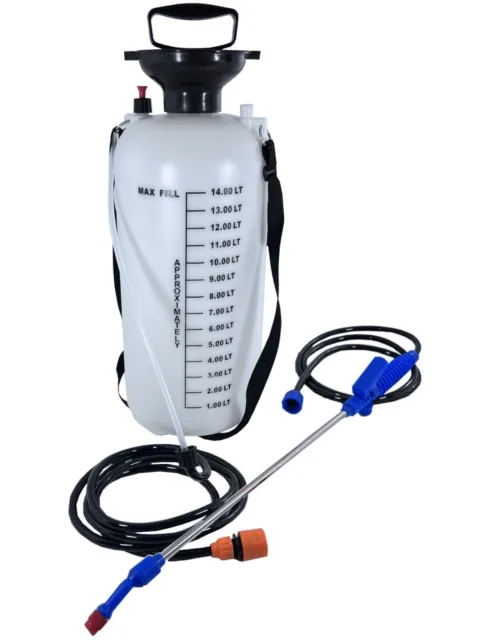 Water Dust Suppression Bottle for Stihl Style Saws - Garden Pressure Sprayer 14L