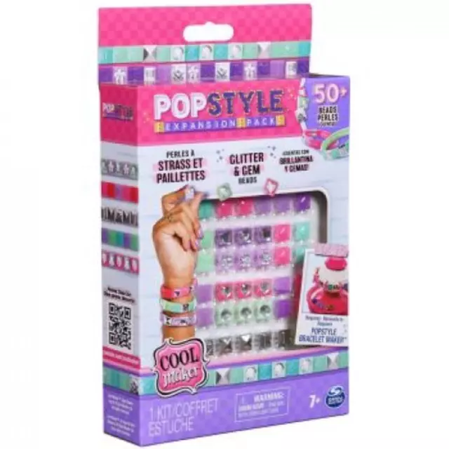 Cool Maker PopStyle Glitter & Gem Expansion Pack - Spin Master