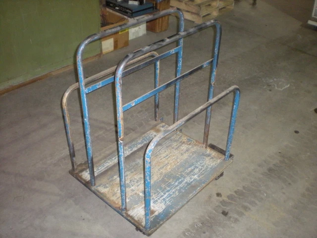 Unbranded Panel Cart with Albion Casters - 30"Long x 26" Wide x 34"Tall - 85 Lbs