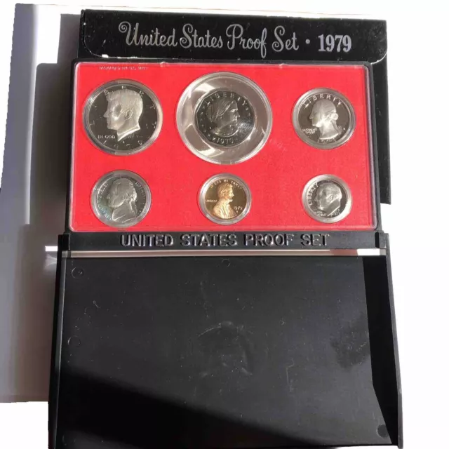 1979 Proof Set Type 1 U.S. Mint Original Government Packaging OGP Collectible