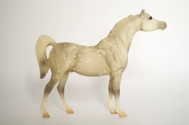 Breyer Dapple Gray Arabian Gray on the Classic 1:12 Black Stallion Mold