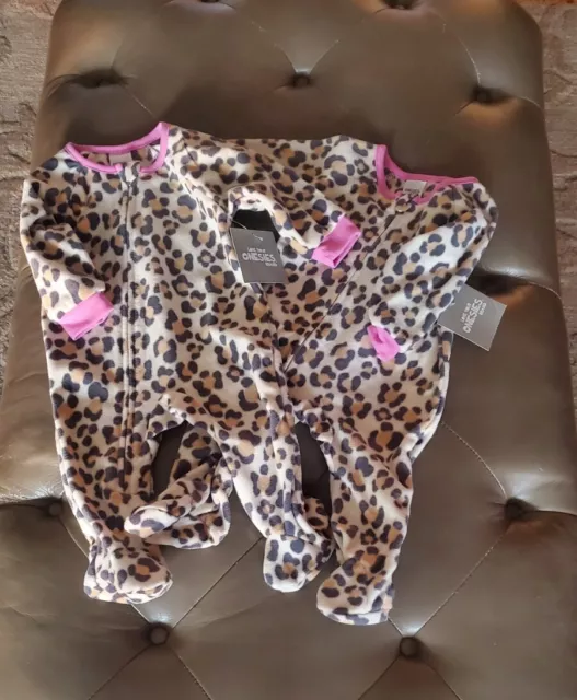 Gerber Onesies Brand Baby Girl's  2 Piece Sleeper Size 3-6 Mos