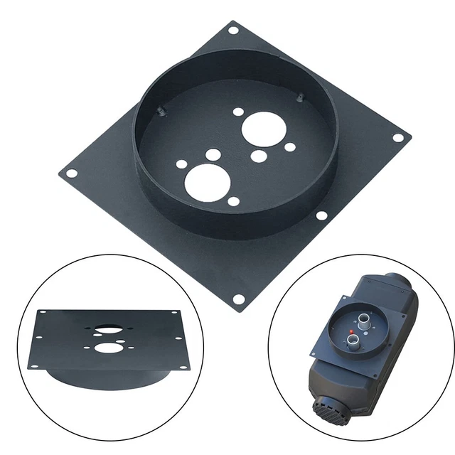 CENPEK Plaque De Montage Chauffage Diesel 60 Mm Acier Inoxydable – Tourelle Plane Robuste 220x200 Mm Pour Installation Sûre