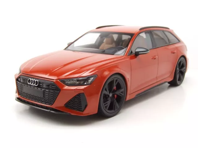 Audi RS6 Avant Familiar 2019 Naranja Metálico Coche a Escala 1:18 Minichamps