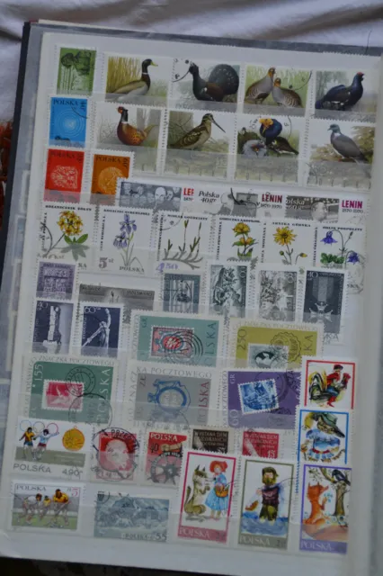 Poland  Post Stamps Mint MH & Used 5 Album Pages #6