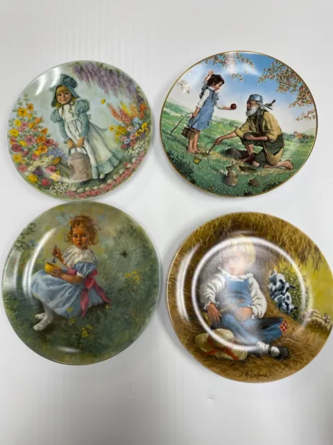 Collectible Plates Vintage Nursery Rhyme