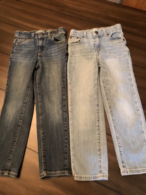 Lot Of 2 Pair Girls Sonoma straight leg jeans size 6 Slim EUC