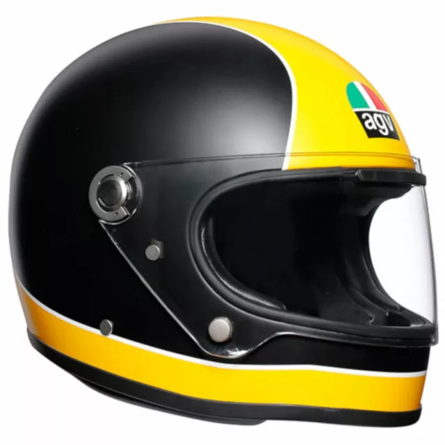 Full Face Motorcycle Helmet > AGV X3000 Super AGV Retro Vintage - Black / Yellow