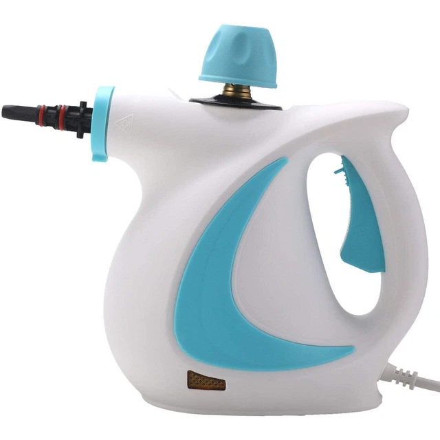 Blue Clean Station Machine BLUE HANDHELD STEAM Cleaner 1050W High Pressure Chemical Free Cleaning ...
