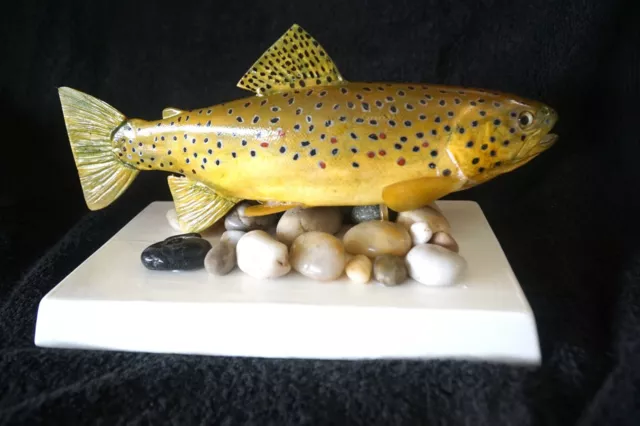 brown trout, fish art, trout, hand crafted, fish mounts, new, limited production 2