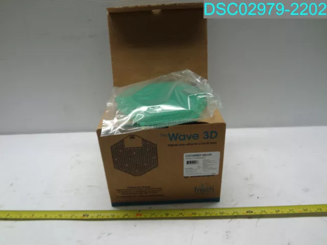 QTY=90: FRESH PRODUCTS Wave 3D Urinal Deodorizer Screen Green Cucumber Melon