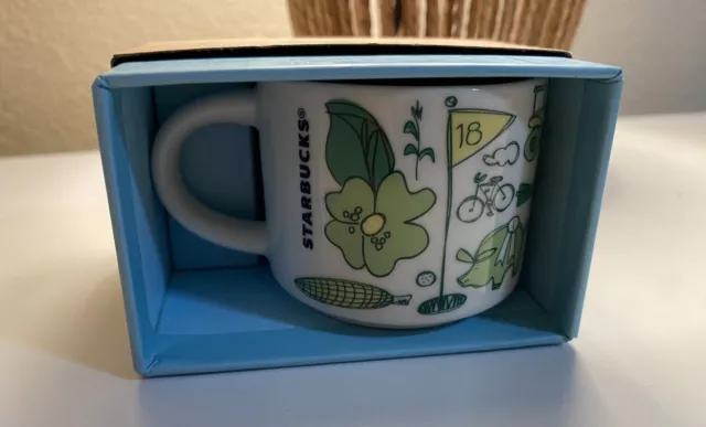 Starbucks “Been There Series” Iowa Coffee Mug ORNAMENT (2oz.) Mini Sized