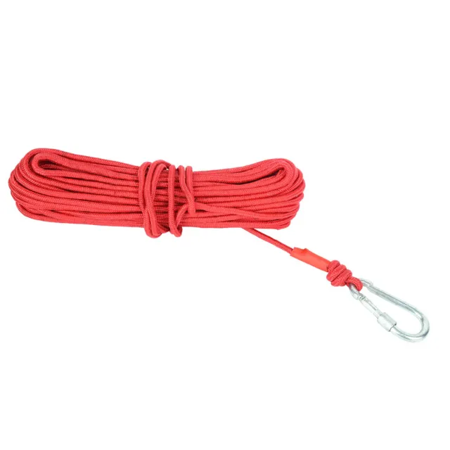 20M Fishing Strong Pull Force Treasure Hunting Salvage Rope With Carabiner Set✉