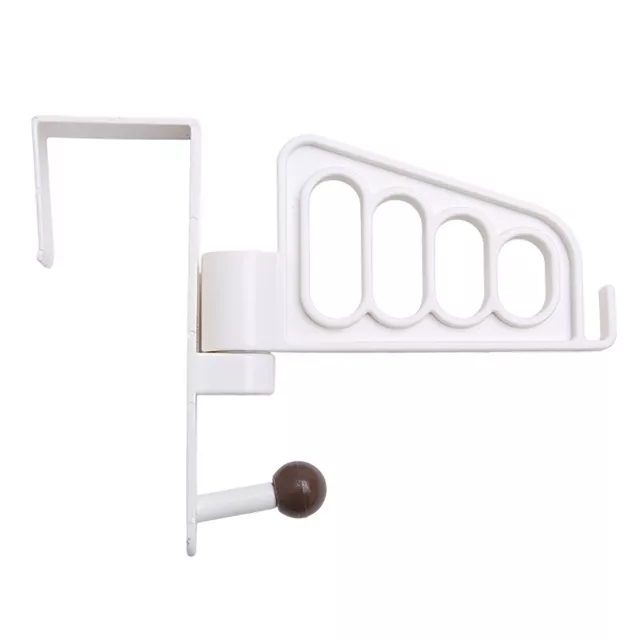 Over Door Hook ABS Plastic Rotating Door Rear Hanger Bathroom Hooks Organizer DE