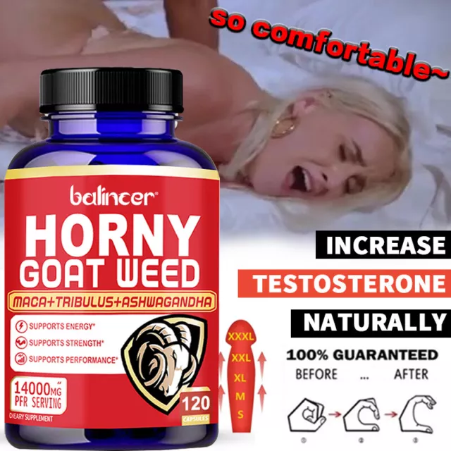 Horny Goat Weed + Tribulus + Ashwagandha Adult Health Supplement