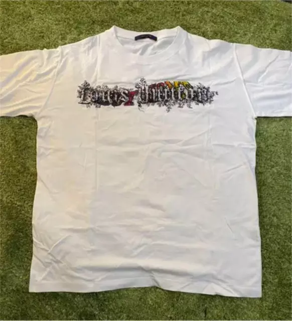 LOUIS VUITTON PEACE AND LOVE T-shirt Size S White Authentic Men Used from  Japan