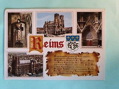 Marne Carte postale ancienne Reims Intérieur de la Cathédrale L' Autel 