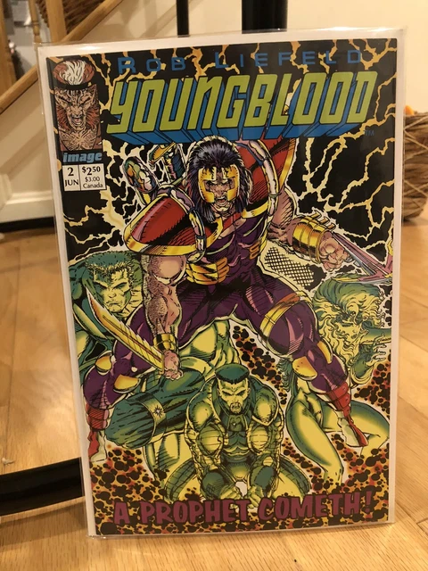 Youngblood #2 (1992 Image Comics) Rob Liefeld 1st Prophet & Shadowhawk