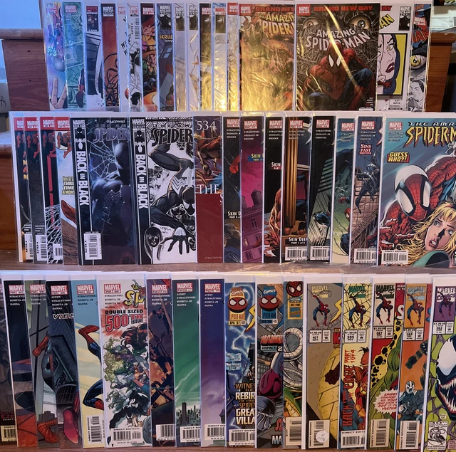 50 Amazing Spider-Man 363-599 Most Fine Or Better Box 4 Low 1st Bid Several Keys