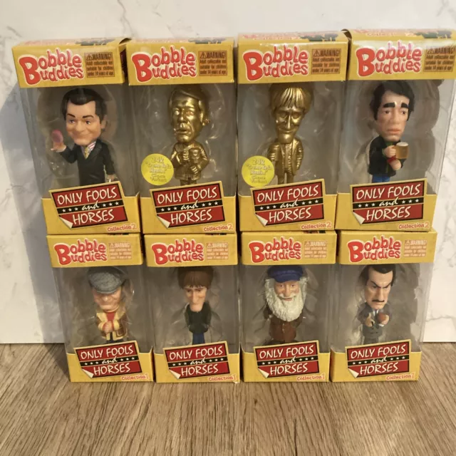 Only fools And Horses Bobble heads Mini Bundle  Including Rare Uncle Albert