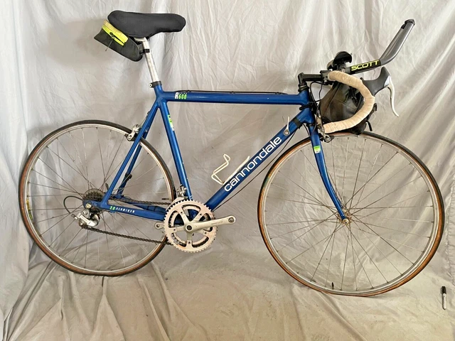 CANNONDALE ROAD BIKE Model R600 56cm blue and white. Used 95.00