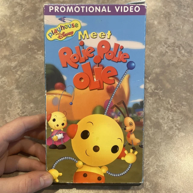 MEET ROLIE POLIE Olie VHS Video Tape RARE Playhouse Disney Promotional