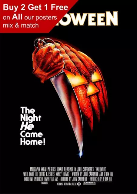 Halloween 1978 Movie Poster A5 A4 A3 A2 A1