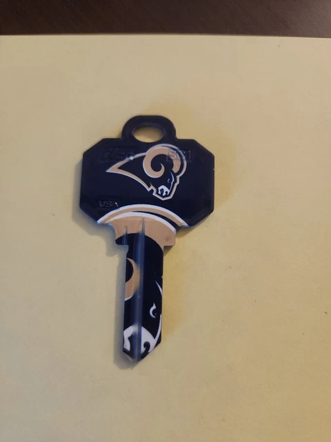 Los Angeles Rams NFL house key blank Schlage