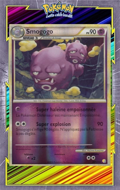 Smogogo Reverse - HS1:HeartGold SoulSilver -34/123-Carte Pokemon Française