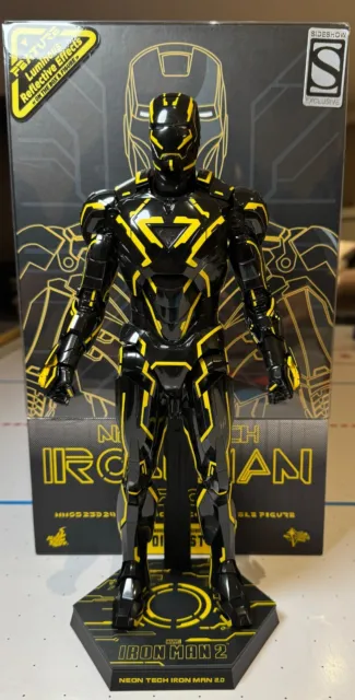Hot Toys Iron Man 2 Neon Tech 2.0 1/6 Scale MMS523-D29 DIECAST
