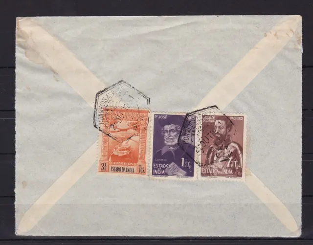 Portugiesisch-Indien, Luftpost-Brief von Goa nach Pinneberg, 1951 #1044565