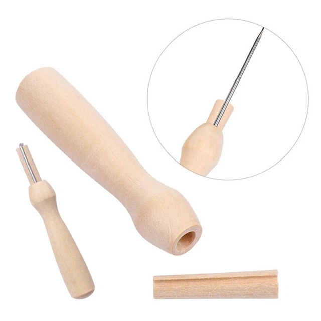 LALAFINA Stampo Per Fusione Metalli Con Manico In Legno, Per Oro, Argento E Rame, Dimensioni 31.5x4.3x2 Cm