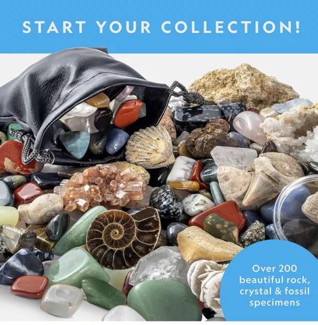 National geographic Rock Collection For Kids 300+ Crystals Gemstones Fossils 2