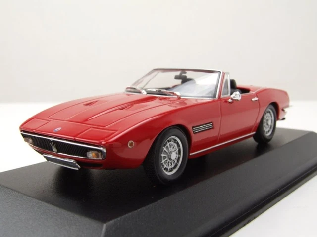 Maserati Ghibli Spider 1/43 - Minichamps - Bleu Métallisé - Occasion (1968)