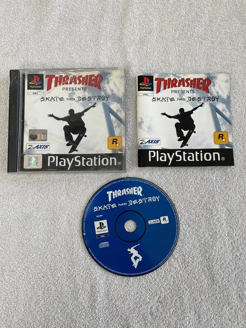 Jeu PS1 : Thrasher Skate And Destroy - Version Française Complète - Bon état