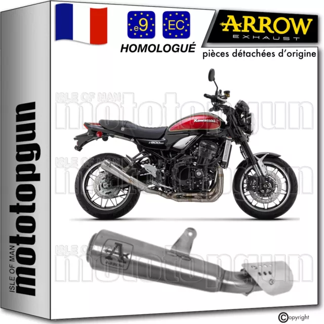 Arrow Pot Echappement Approuve Pro-Race Nichrom Kawasaki Z900 Z-900 Rs 2023 23