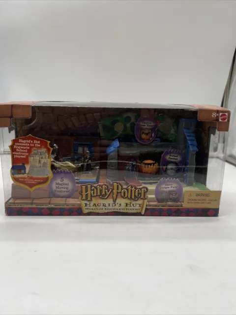 Mattel Harry Potter World Of Hogwarts Playset Hagrid's Hut NIB Collectible