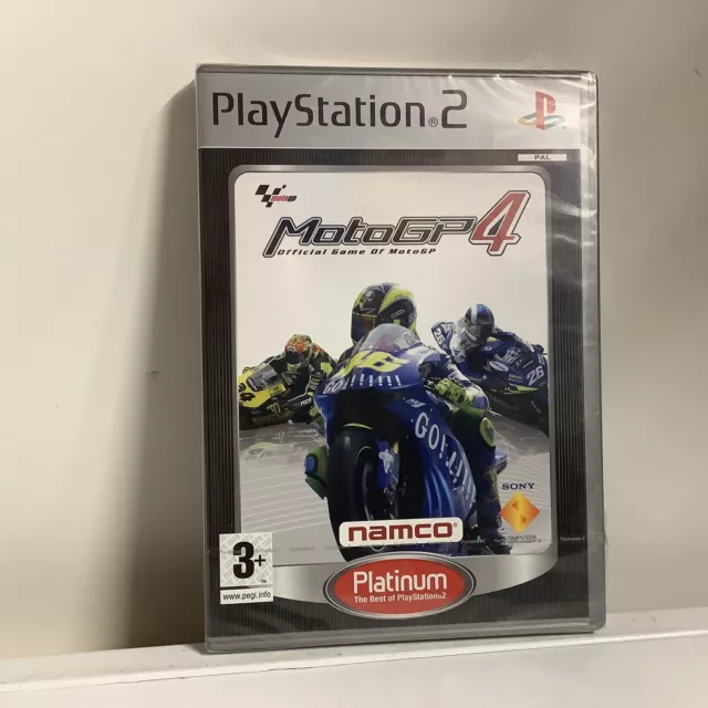 Ps2 Moto GP 4 PlayStation 2 2005 Pal Platinum Edition Nuovo Sigillato