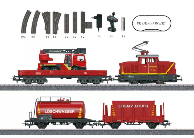 Mä. 29722 Starter-Set -FEUERWEHR- -digital/mfx/DCC-