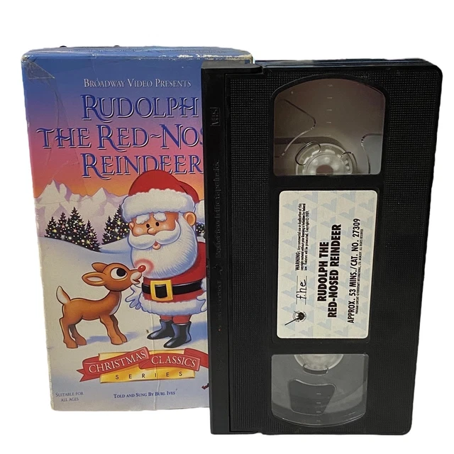 RUDOLPH THE RED Nosed Reindeer VHS Christmas Classics Video Tape ...