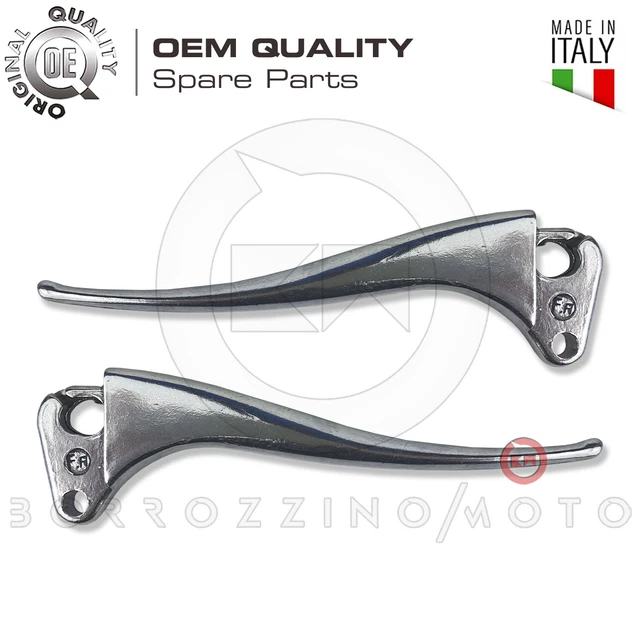 Leva Freno O Frizione Cromata Per Vespa 50 Special, 125 Primavera, ET3 - Ricambio Originale - Foto 6
