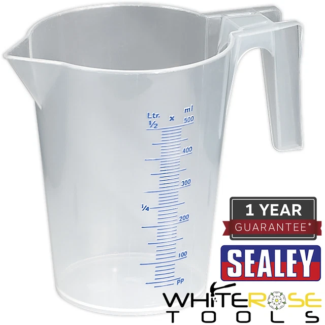 Sealey Measuring Jug Translucent 0.5L