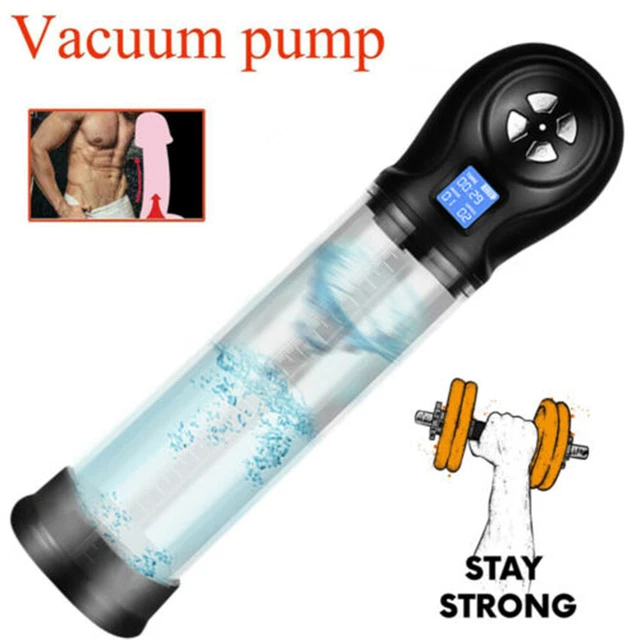 Male-Penis-Extender-Enhancer-Pump-Vacuum-Water-Pump-Masturbator-Cock-Dick-Growth