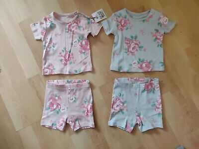 New Baby Girls 0-3 Months Baby Clothes Tshirt Tops And Cycling Shorts Tu Outfits