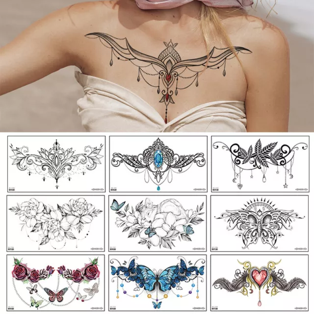 Tattoo Temporary Waterproof Sticker Fake Arm Body Sleeve Tattoos Art Women Men