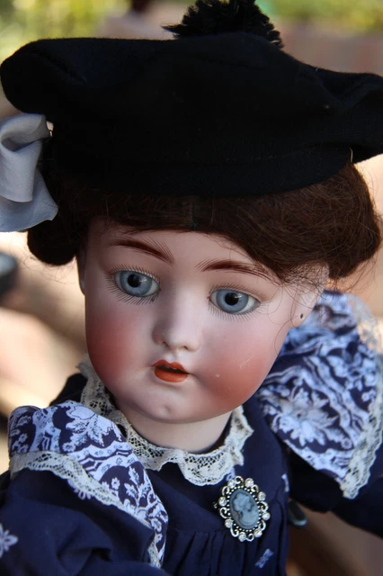 24" Antique Doll F S & C  Germany Franz Schmidt~blue eyes~Handwerck body