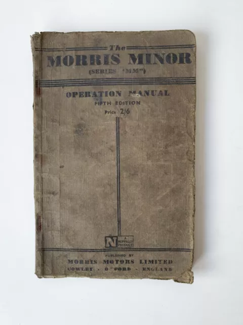 Morris Minor Series MM operation manual Fifth Edition