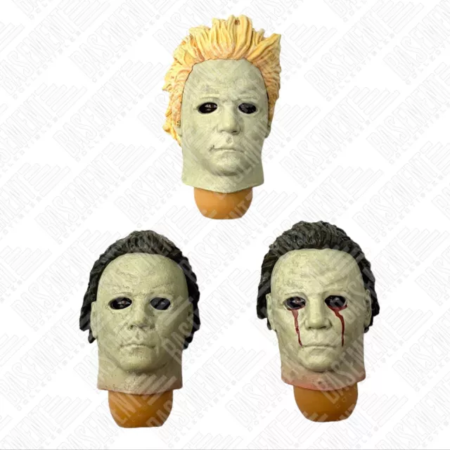Mezco One:12 Michael Myers - Three Head Sculpts Set Halloween II 1:12 Scale